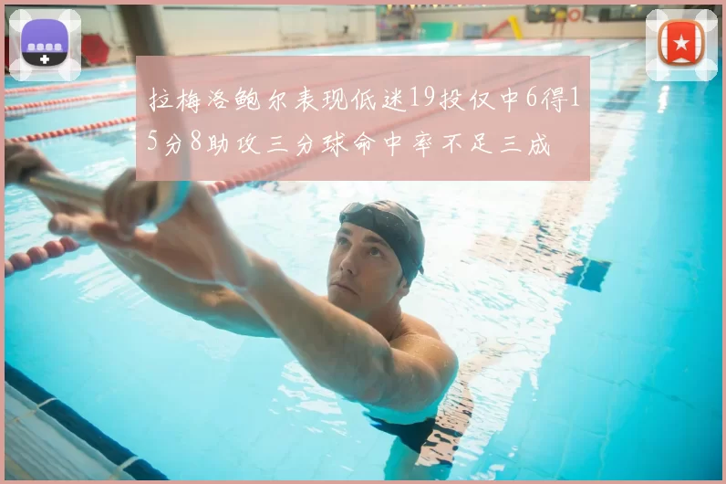 拉梅洛鲍尔表现低迷19投仅中6得15分8助攻三分球命中率不足三成